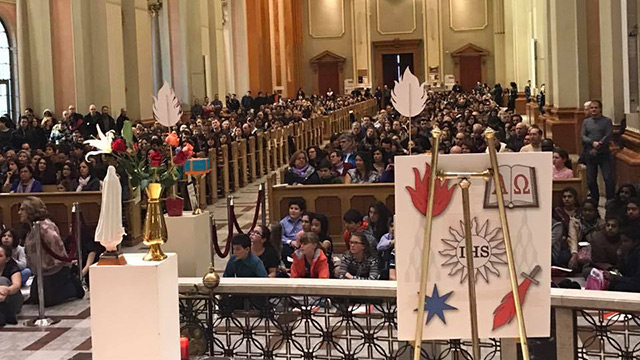 Visite des confirmands à la cathédrale