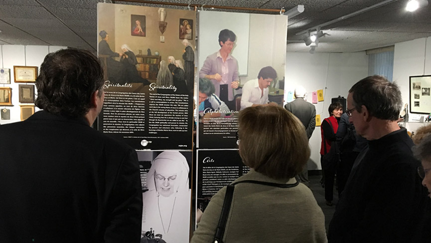 Exhibition EDUCATE TO LIBERATE for the 75th anniversary year of the Sisters of the Holy Names of Jesus and Mary