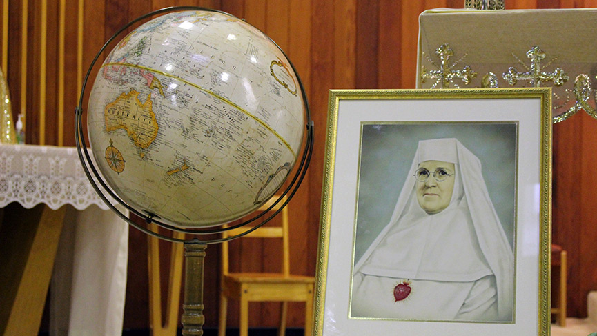 Portrait of Mother Frédérica Giroux, foundress of the Missionnary Sisters of Chirst the King