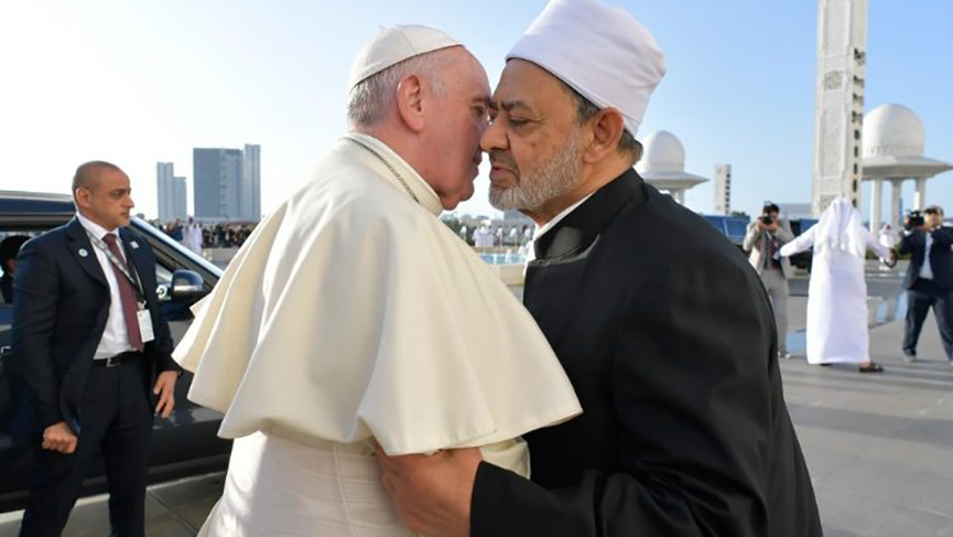 Pope Francis and the Grand Imam of Al-Azhar, Ahmad el-Tayeb