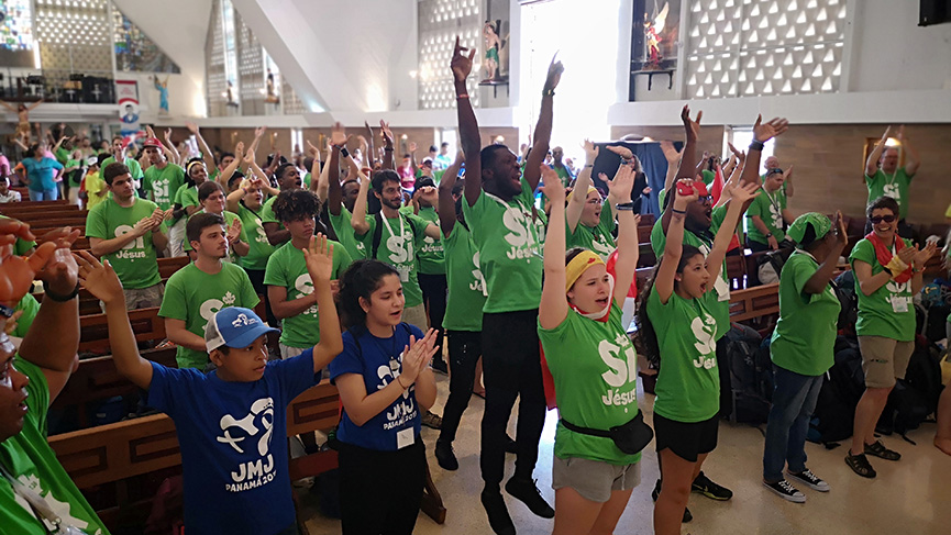 Hundreds of young people celebrated their faith together in Panama during the World Youth Days