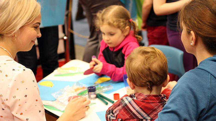 A presence of the Church at the Parents and Kids Fair