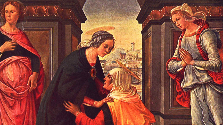 Paiting of the Visitation of the Virgen Mary