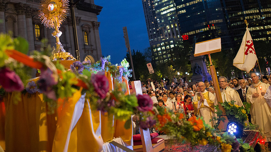 Procession de la Fête-Dieu en 2018