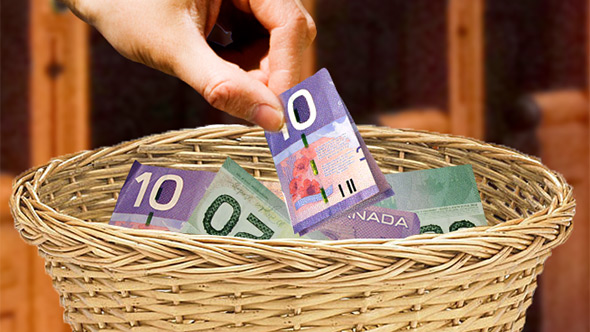 Donations to a parish