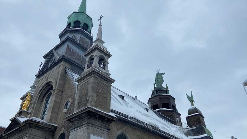 La chapelle Marguerite-Bourgeoys, dans le Vieux-Montréal