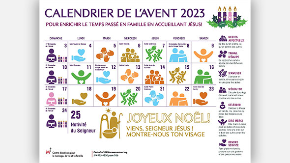 Calendrier de l’Avent 2023