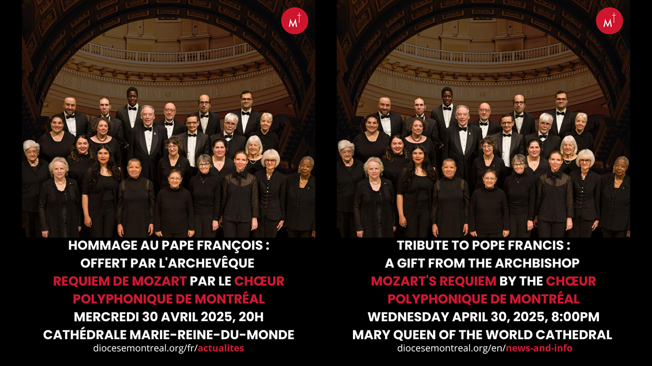 Le Chœur polyphonique rend hommage au pape François