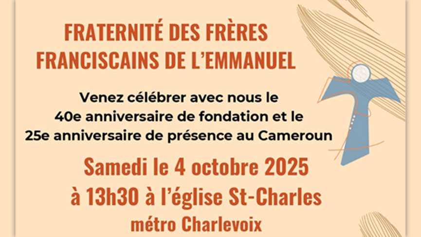 FÊTE DES 40 ANS DES FRANCISCAINS DE L'EMMANUEL