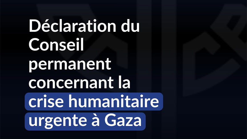 Déclaration de la CECC sur la crise humanitaire à Gaza
