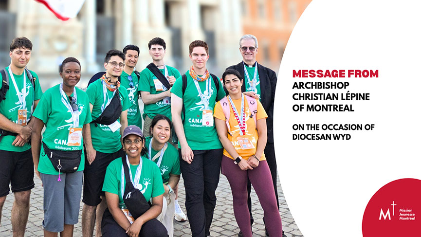 Invitation to Young People for WYD MONTREAL 2025
