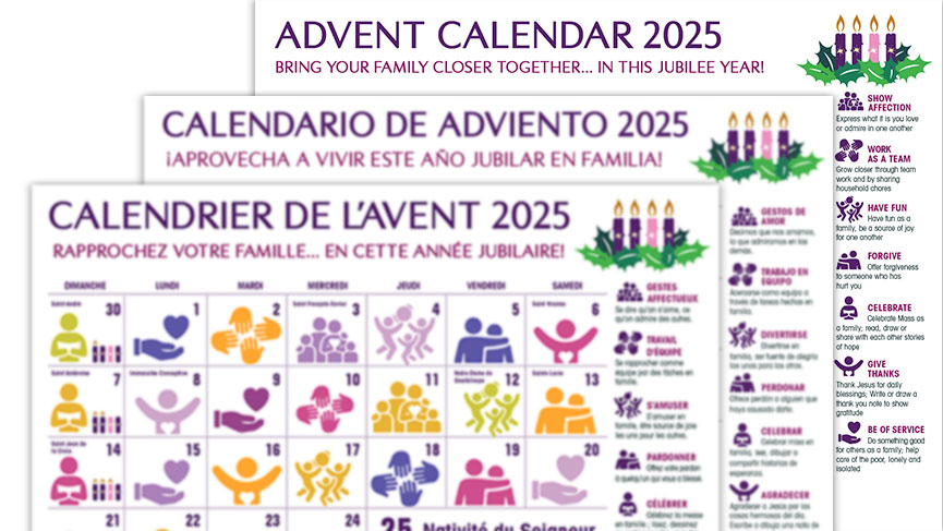 Live this Advent season with hearts full of hope