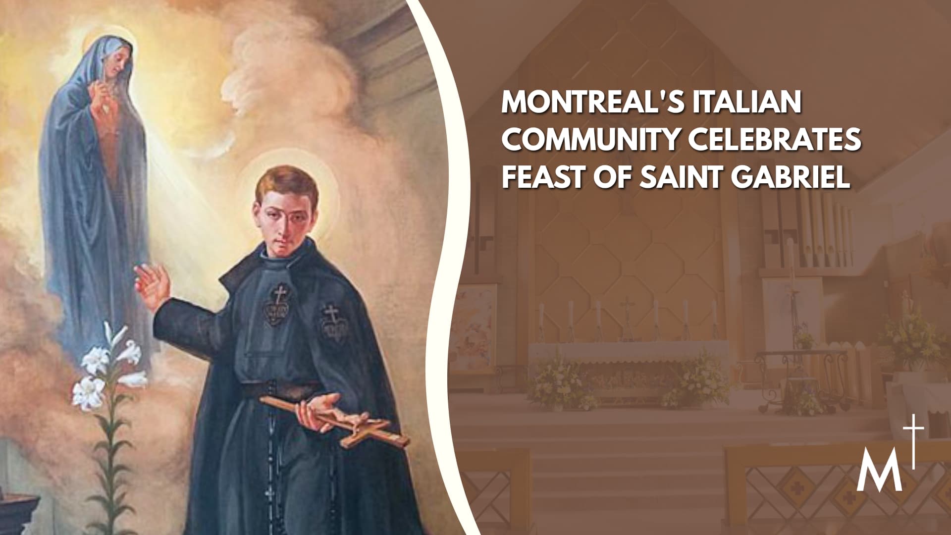 Feast of Saint Gabriel of Our Lady of Sorrows at the Annunziata Mission in Lachine