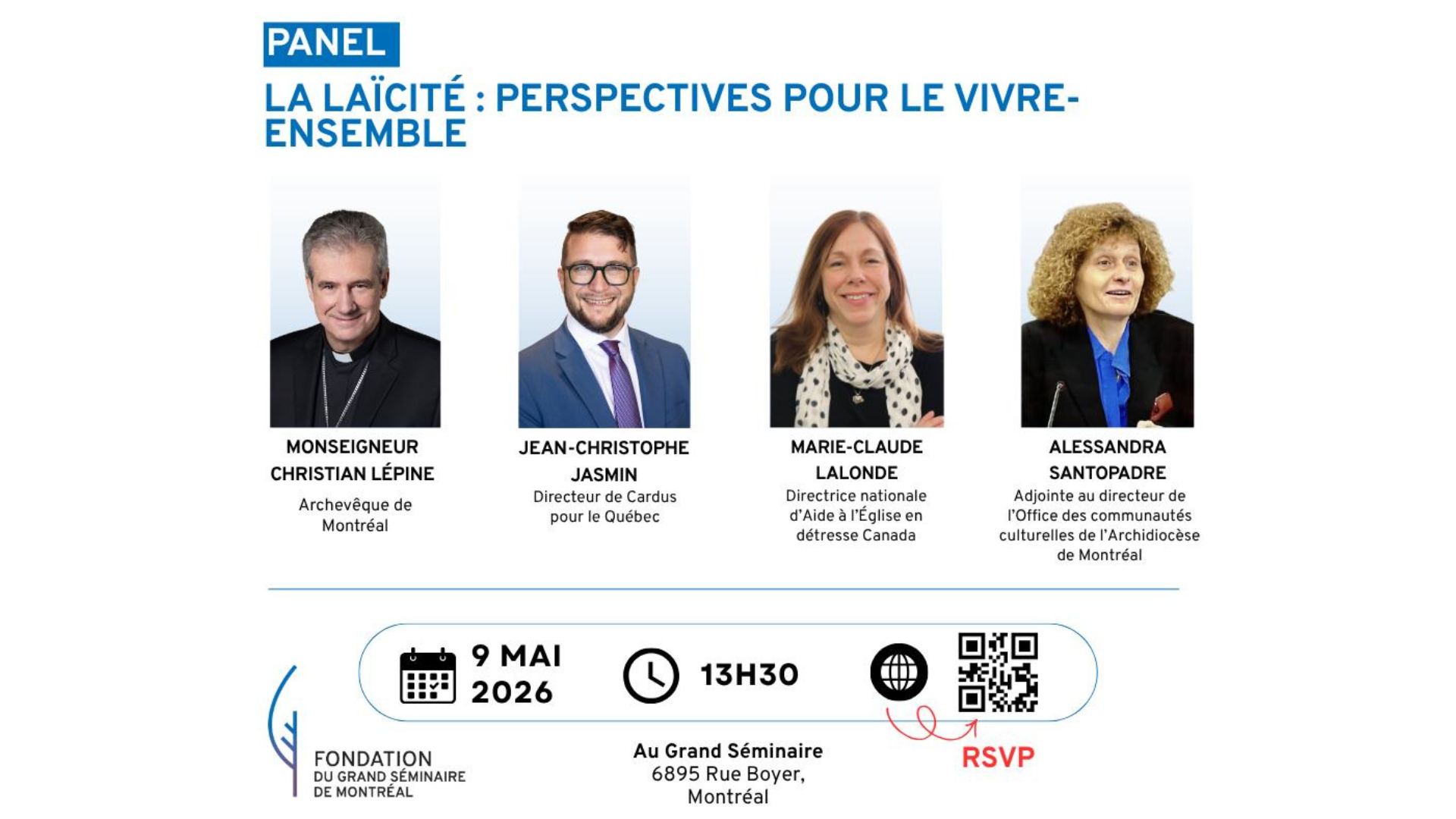 Secularism in Quebec: A Conversation for Our Times