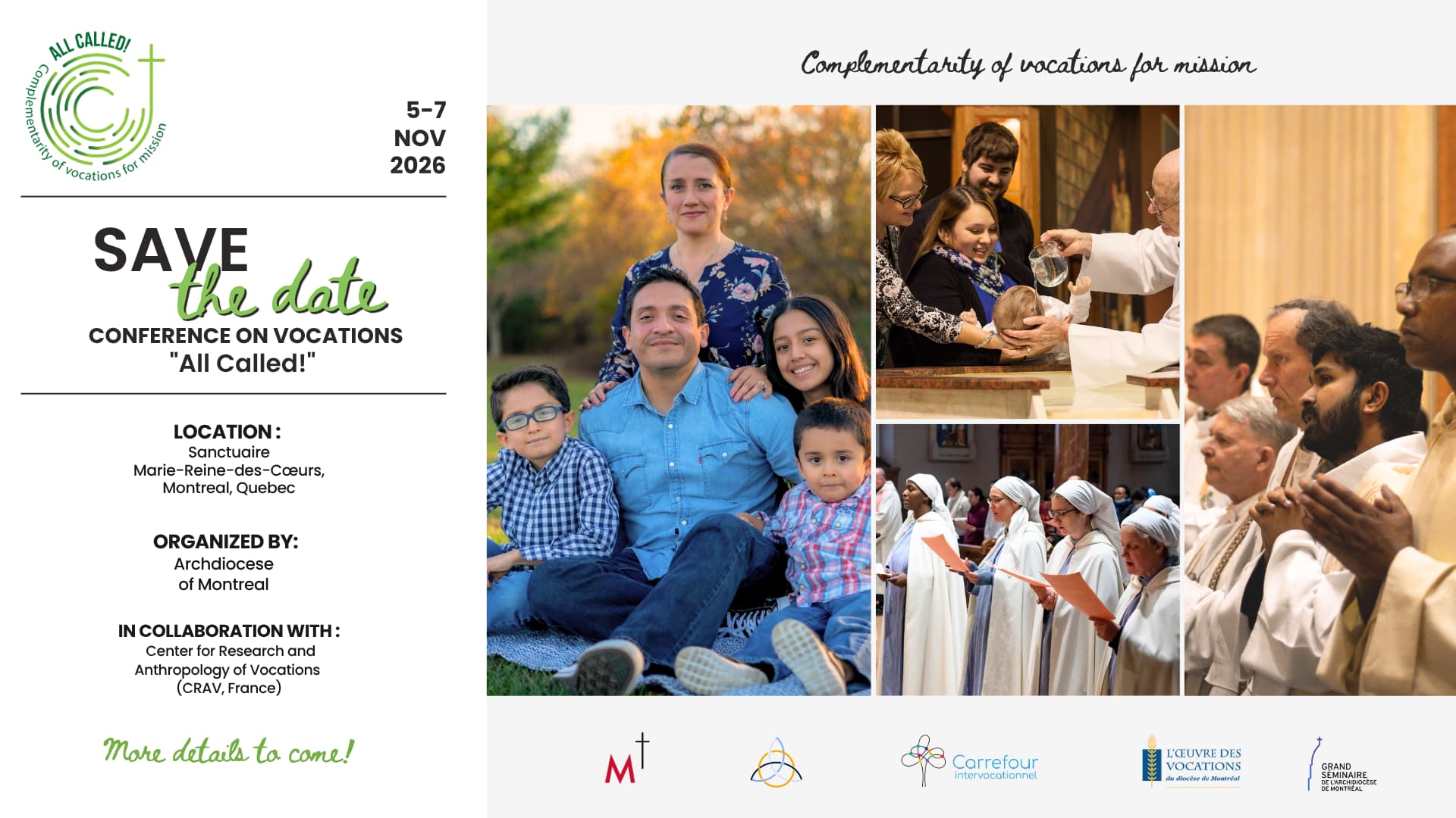 Save the Date: "All Called!" Conference 