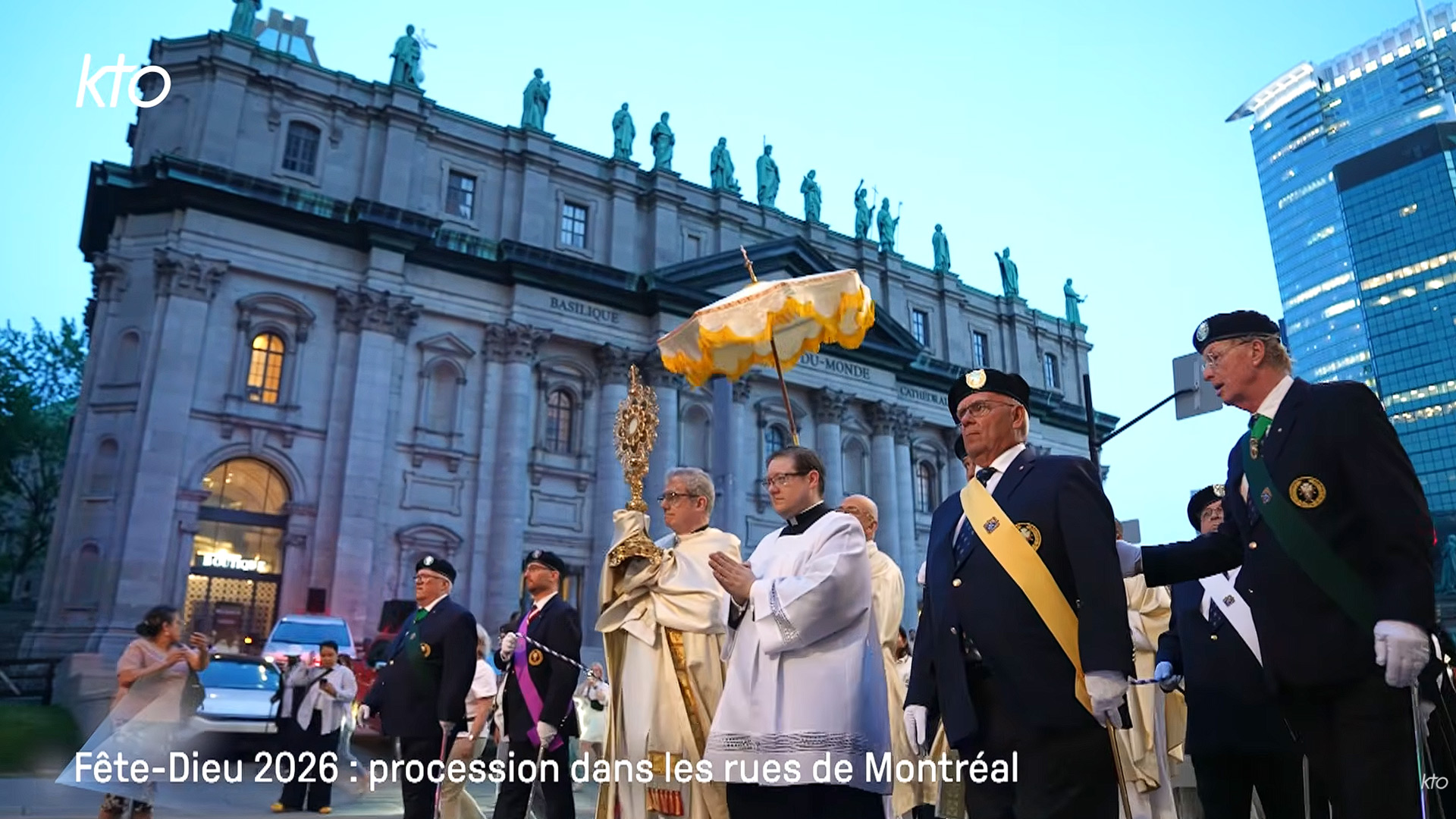 La Fête-Dieu de Montréal rayonne jusqu'en France grâce à KTO