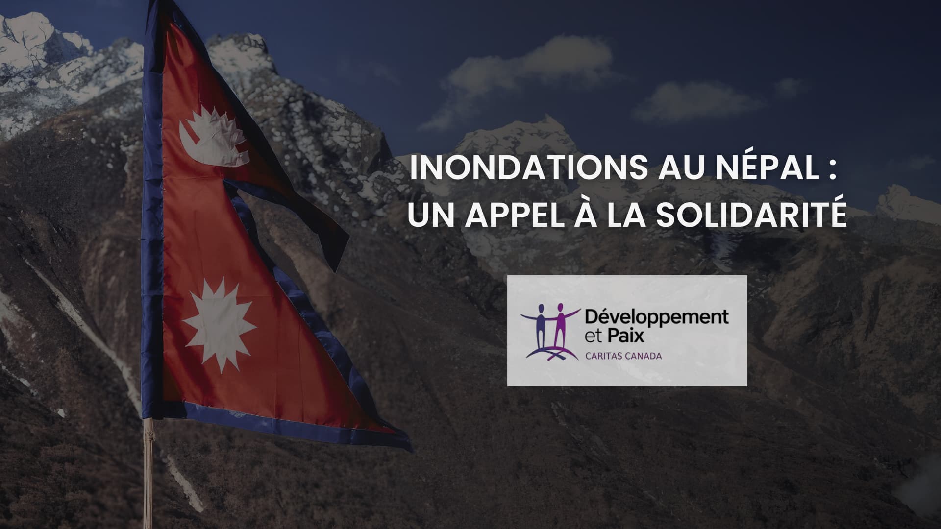 Inondations au Népal : un appel à la solidarité