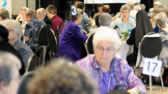 Members of Religious Communities gathered for the general assembly of the Canadian Religious Conference