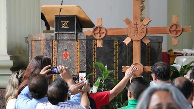 The Evangelization Cross Begins its Pilgrimage