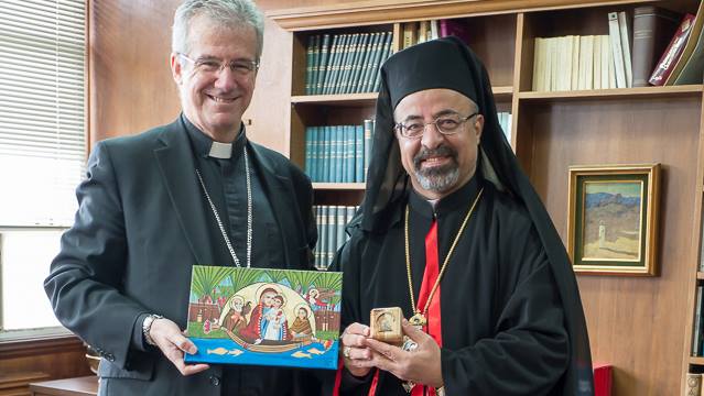 Patriarch Ibrahim Isaac on a Pastoral Visit in Montreal