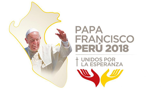 Official Logo of the Pope Francis' Apostolic Journey to Peru