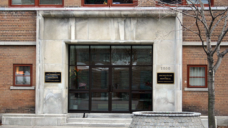 Diocesan Offices on Sherbrooke St. West, in Montreal