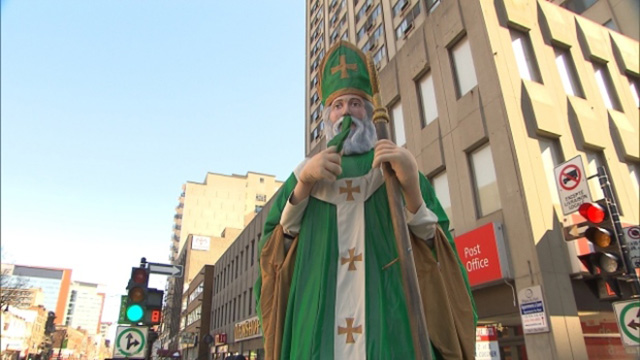 La fête de la Saint Patrick est célébré avec enthousiame à Montréal !