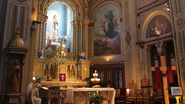 Photo : Rodrigue Escayola Chapelle Notre-Dame-de-Lourdes