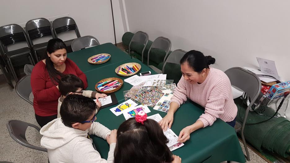 Our volunteer took graciously care of the children.