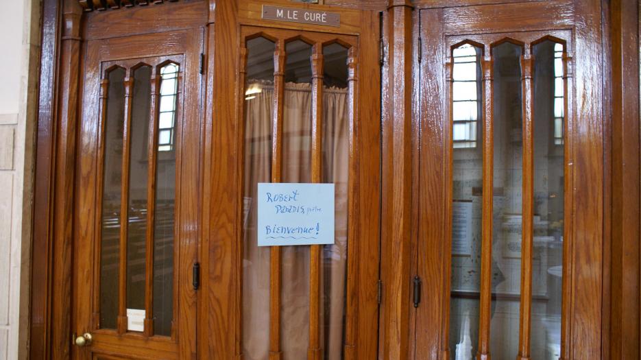 Father Robert Paradis’s doors are always open…(Photo: Brigitte Bédard)