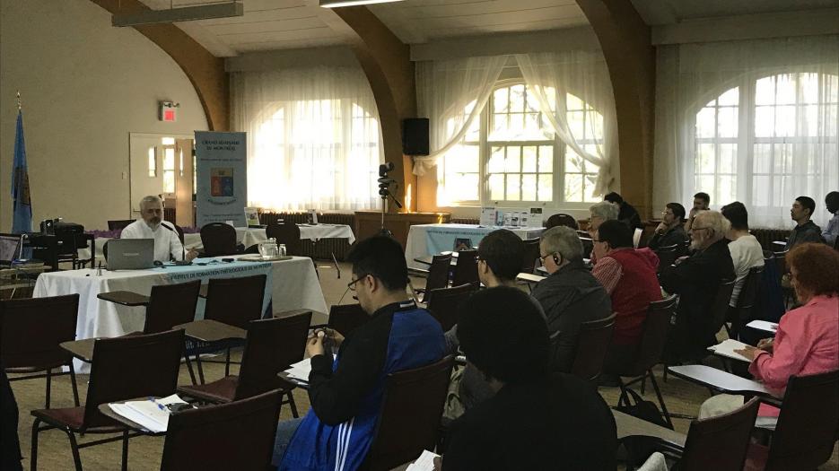 Une conférence attendue du père Baggio. (Photo : Alesandra Santopadre)