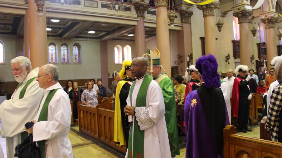 Père Ronald Legerme, prêtre et curé des paroisses Saint-Pierre-Claver, Saint-Stanislas et Saint-Enfant-Jésus. (Photo : Isabelle de Chateauvieux) © Église catholique à Montréal