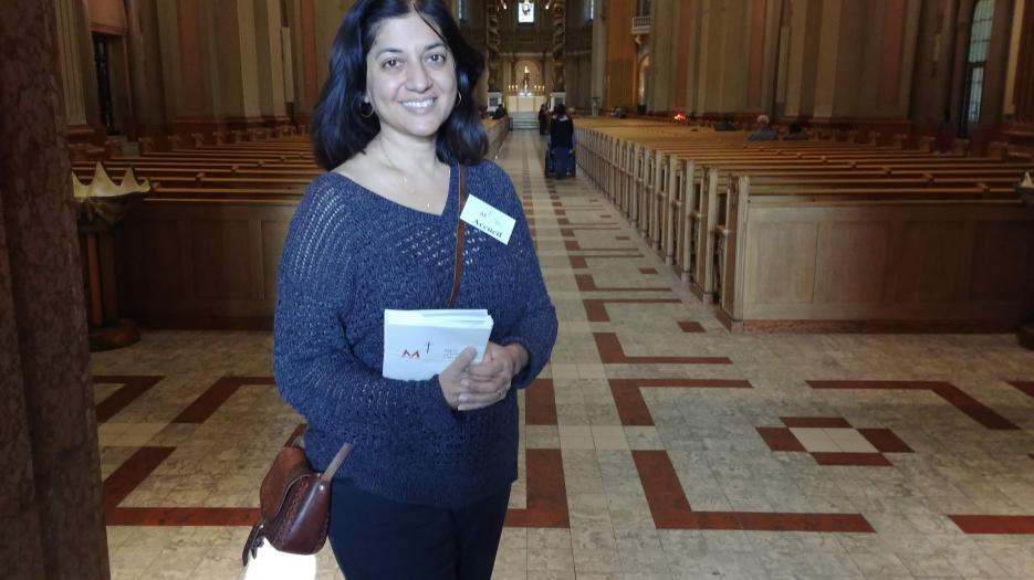 WWendy, a geographer by training, currently employed part-time at the Diocesan Offices, stood at the cathedral’s entrance to welcome the guests.