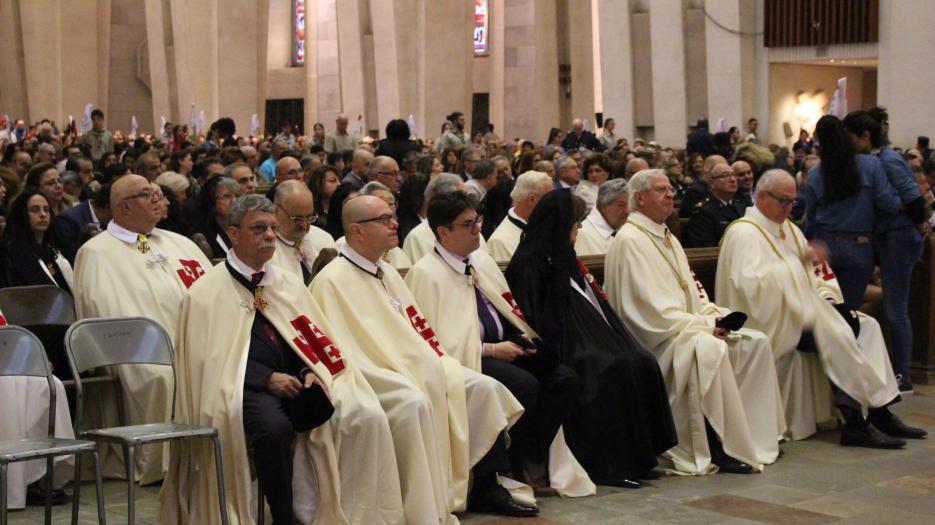 Les chevaliers du Saint Sépulcre (Photo : Isabelle de Chateauvieux) - © Église catholique à Montréal