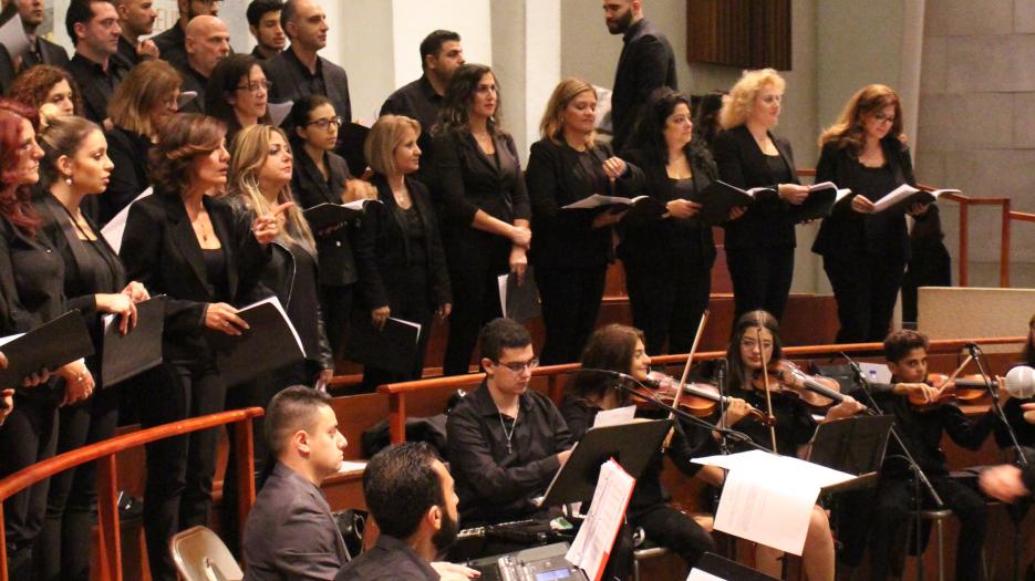 Chorale: 76 membres des 6 paroisses de Montréal (Photo : Isabelle de Chateauvieux) - © Église catholique à Montréal