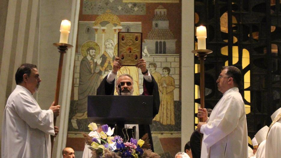 Acclamation de l’Evangile (Photo : Isabelle de Chateauvieux) - © Église catholique à Montréal