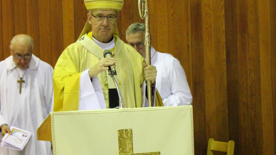 Msgr. Lépine’s homily. “When the thirst for human values becomes the thirst for God, it becomes the thirst for Jesus Christ and so a revelation and an encounter with God in the heart of Jesus Christ.”