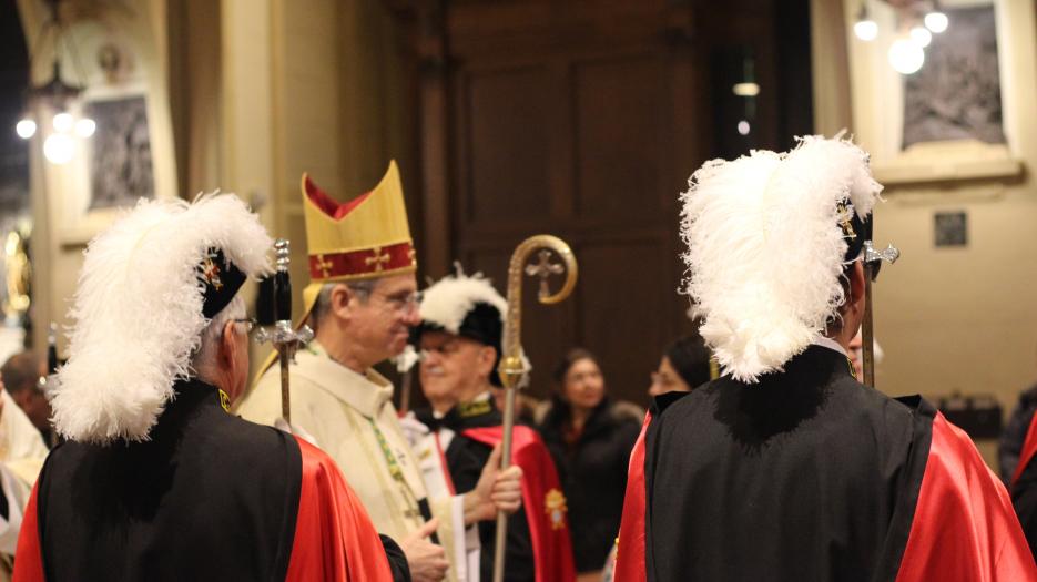 Mgr Christian  Lépine, archevêque de Montréal. (Photo : Isabelle de Chateauvieux)