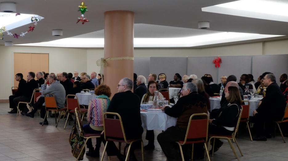 Plus de 130 personnes étaient réunies pour partager ce moment fraternel. (Photo : Richard Maltais)