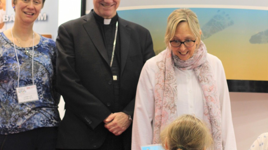 Johanne Egglefield, Mgr Lépine et Christiane Boulva