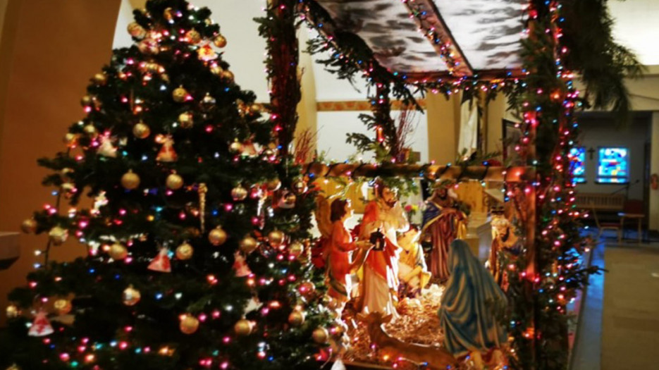 Nativity scenes at Mission Santa Teresa de Avila