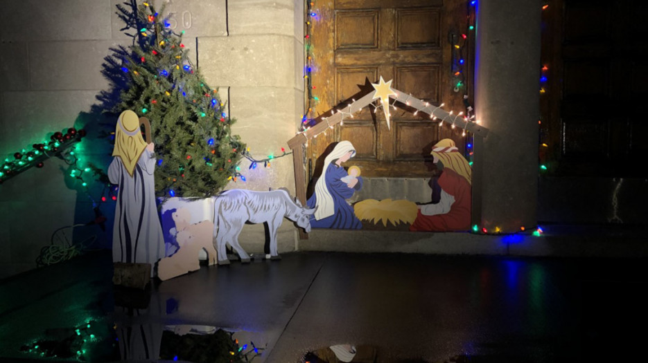 Nativity scenes at Saint Thomas More