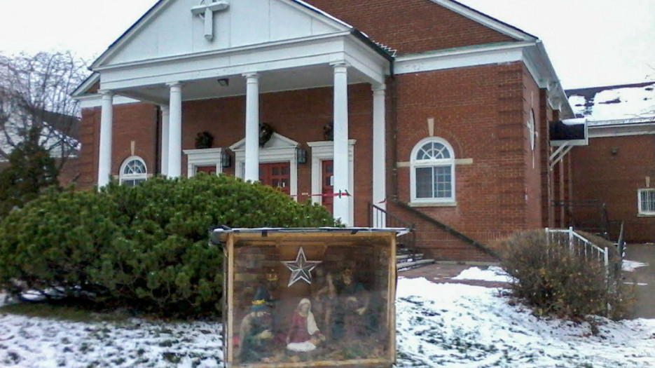 Nativity scenes at Saint Monica