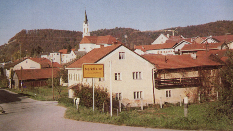 Marktl am Inn, the birthplace of Ratzinger, on the border between Bavaria and Austria.