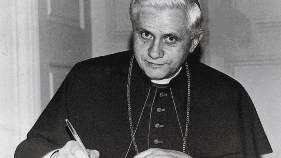 Photo officielle à l'archevêché de Munich (printemps 1978).