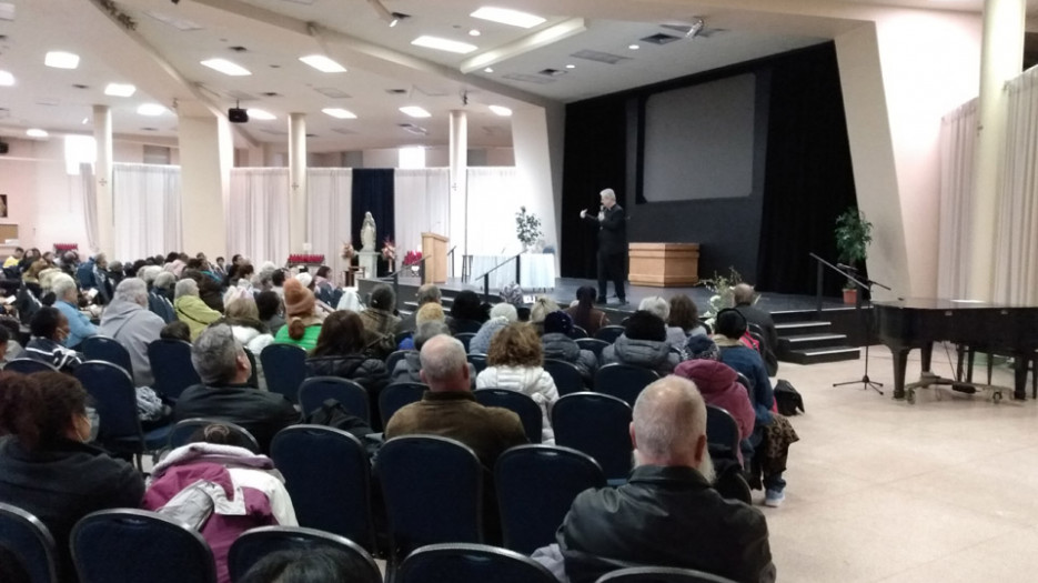 Pèlerinage avec Mgr Lépine à Notre-Dame-du-Cap