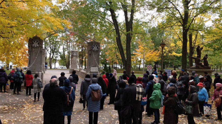 Pèlerinage avec Mgr Lépine à Notre-Dame-du-Cap