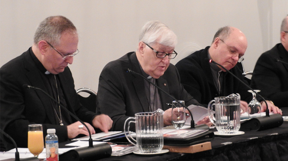 Opening of the Bishops' Plenary at Trois-Rivières