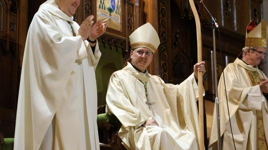 Bishop Alain Faubert Installed as Bishop of Valleyfield