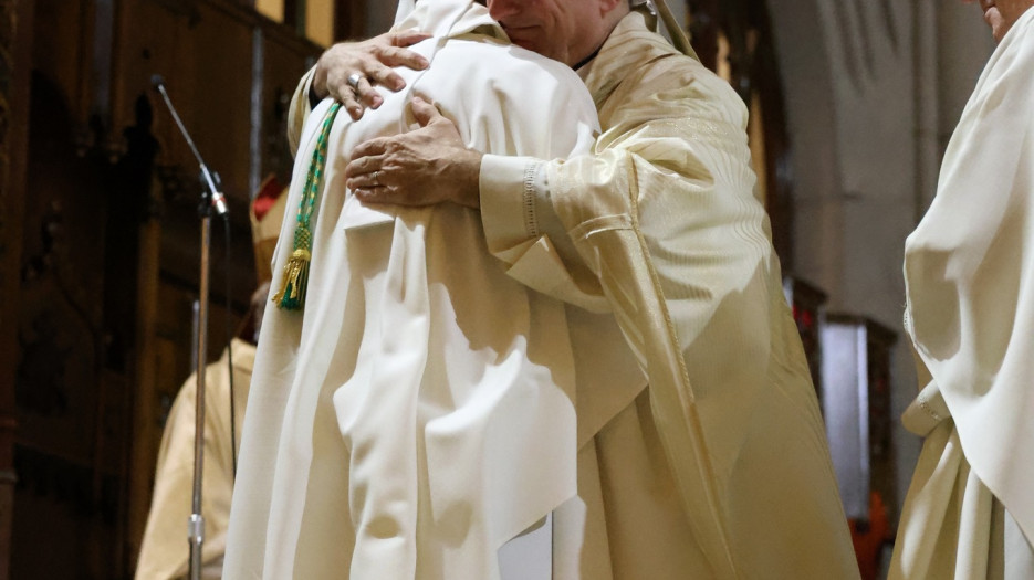 Bishop Alain Faubert Installed as Bishop of Valleyfield